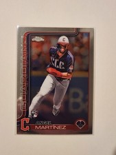 Angel Martinez 2025 Topps Chrome #155 (RC) Cleveland Guardians
