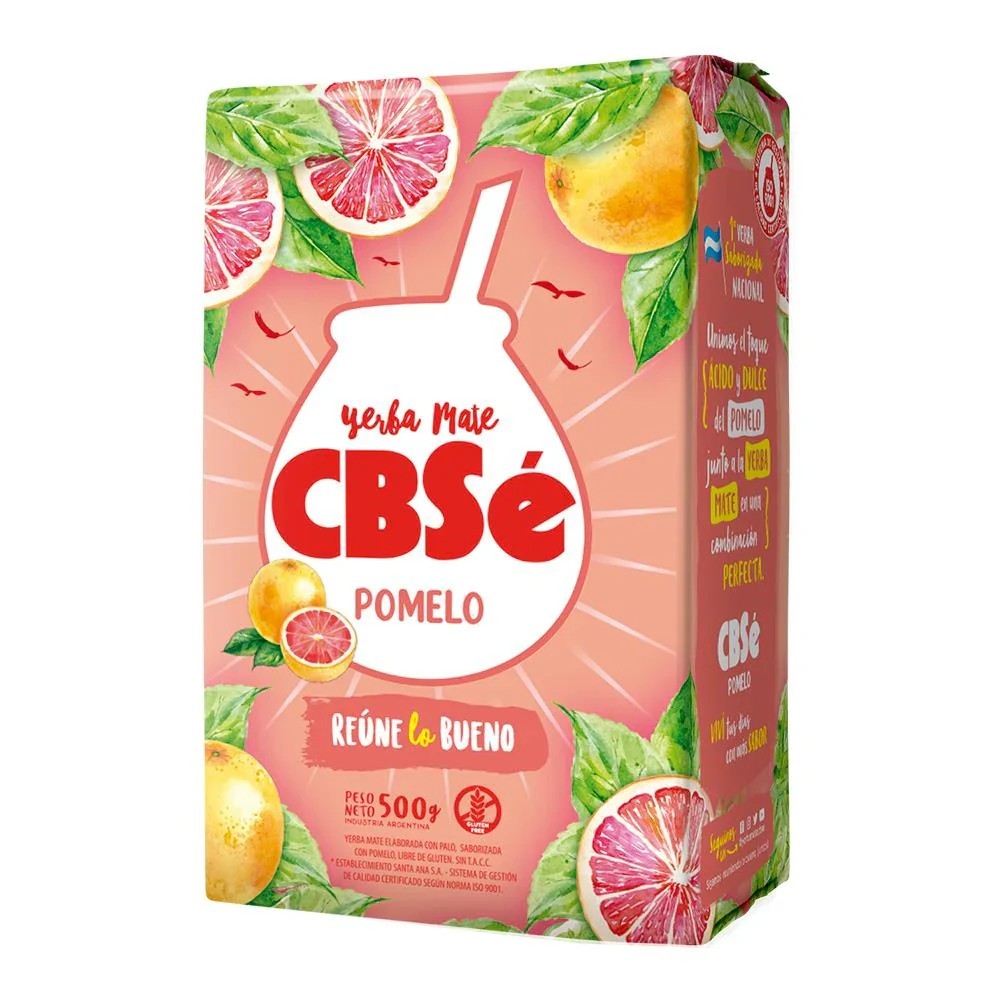 CBSé Yerba Mate Grapefruit Flavor Pomelo 500 g / 1.1 lb