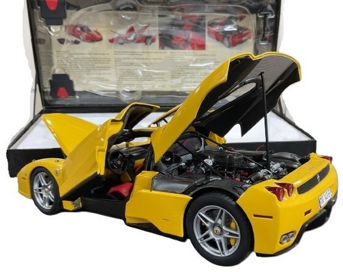 1 18 BBR Enzo Ferrari Yellow Limited HE18004 Mini Car Model Kyosho KYOSHO Enzo F - Picture 9 of 10