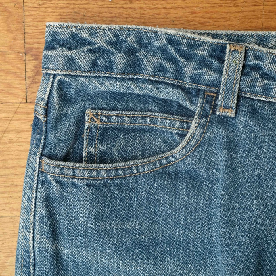 Pantalones de mezclilla vintage de los 90 Calvin Klein originales rectos lavados claros para mujer talla 10” Foto 3 de 4