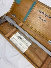 Mitutoyo Messschieber analog 1000 mm Nonius 0,02 mm mm/Zoll im Holzkasten