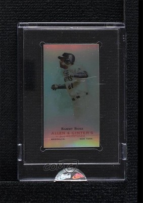 2007 eTopps Allen & Ginter's Milestones 312/999 Sammy Sosa #6 1r6q