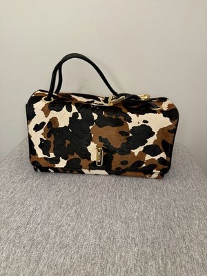 Marc Jacobs The Cow Haircalf Large Dual Bag featuring a western-inspired tri-col