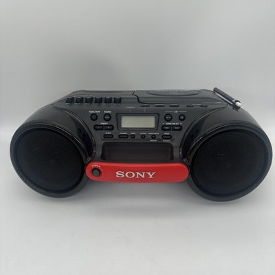 Sony ESP Sports CFD-980 Water Resistant CD Radio Cassette Boombox Read!!!