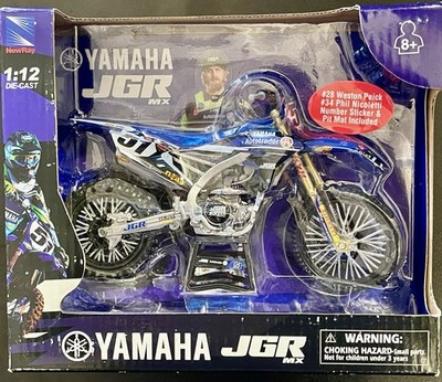 🔥Justin Barcia #51 Yamaha JGR Mx 1:12 New Ray Motocross diecast