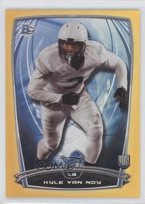 2014 Bowman Rookies Gold Foil 308/399 Kyle Van Noy #2 RC 0f8