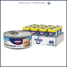 Canned White Chunk Chicken Breast in Water, Gluten Free, Ready to Eat