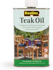 Rustins Teak Oil 500ml 38.04 per litre
