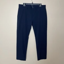 J.CREW Tech Pant Men 34 x 30 Slim Lightweight NEW Blue Performance AA712