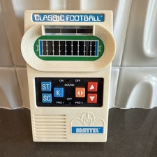 Vintage Mattel Classic Football Handheld Electronic Game - Tested