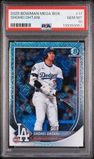 PSA 10 SHOHEI OHTANI 2025 Bowman Mega Box Chrome #17 LA DODGERS MVP GEM MINT