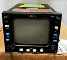 IN2027A, 4001295-2701, Bendix Aircraft Color Weather Radar Indicator S/N 1234