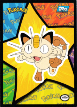 1999 Meowth #88 Topps The First Movie Trading Cards Pokemon Moderately Played