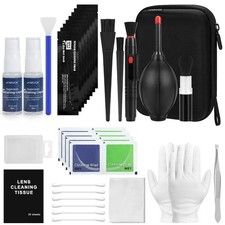 Camera Cleaning Kit 32 Pcs Air Blower Pen Brush Spray Cloth Bag for Lenses Elect