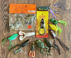 LOT 10 FROGS LURES LUNKERHUNT TOPWATER SOFT FLOATER MIXED SNAG FISHING WEEDLESS