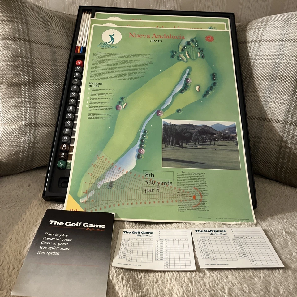 Vintage 1985 The Golf Game Par Excellence Board Game (English Version) HTF Rare - Image 2 of 4