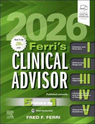 Ferri's Clinical Advisor 2026: 5 Books - Hardcover, by Ferri MD Fred - Very Good