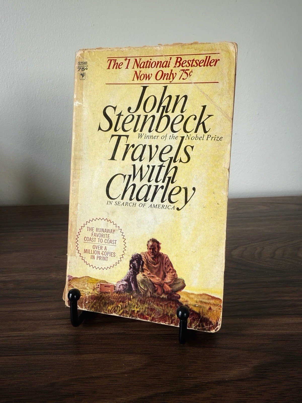 Travels with Charley by John Steinbeck 1963 Bantam Paperback Acceptable