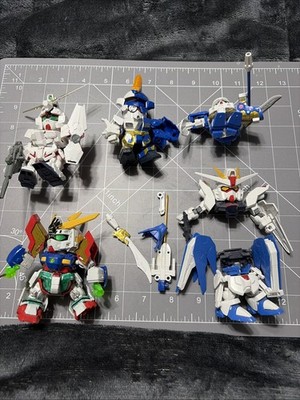 Bandai Hobby BB379 Delta Plus Super Deformed Gundam Unicorn Set 3  Figure Lot