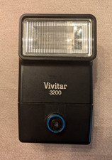 Vivitar 3200 Shoe Mount Camera Flash - Works - Nice Condition -Fast Shipping