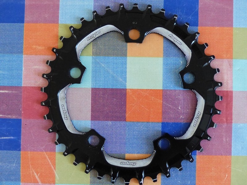 Hope Retainer Ring 40T 110BCD 5-bolt alloy chainring Black 84g