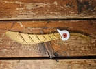 Vintage  Power Rangers Tigerzord Sword MMPR 1994 White Part Tail Gold Red Orb