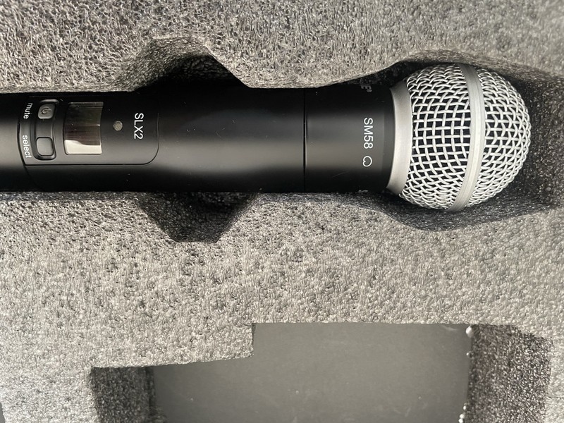 Shure SLX2 Handheld Wireless Transmitter SM58 Capsule G5 Band 494-518 MHz