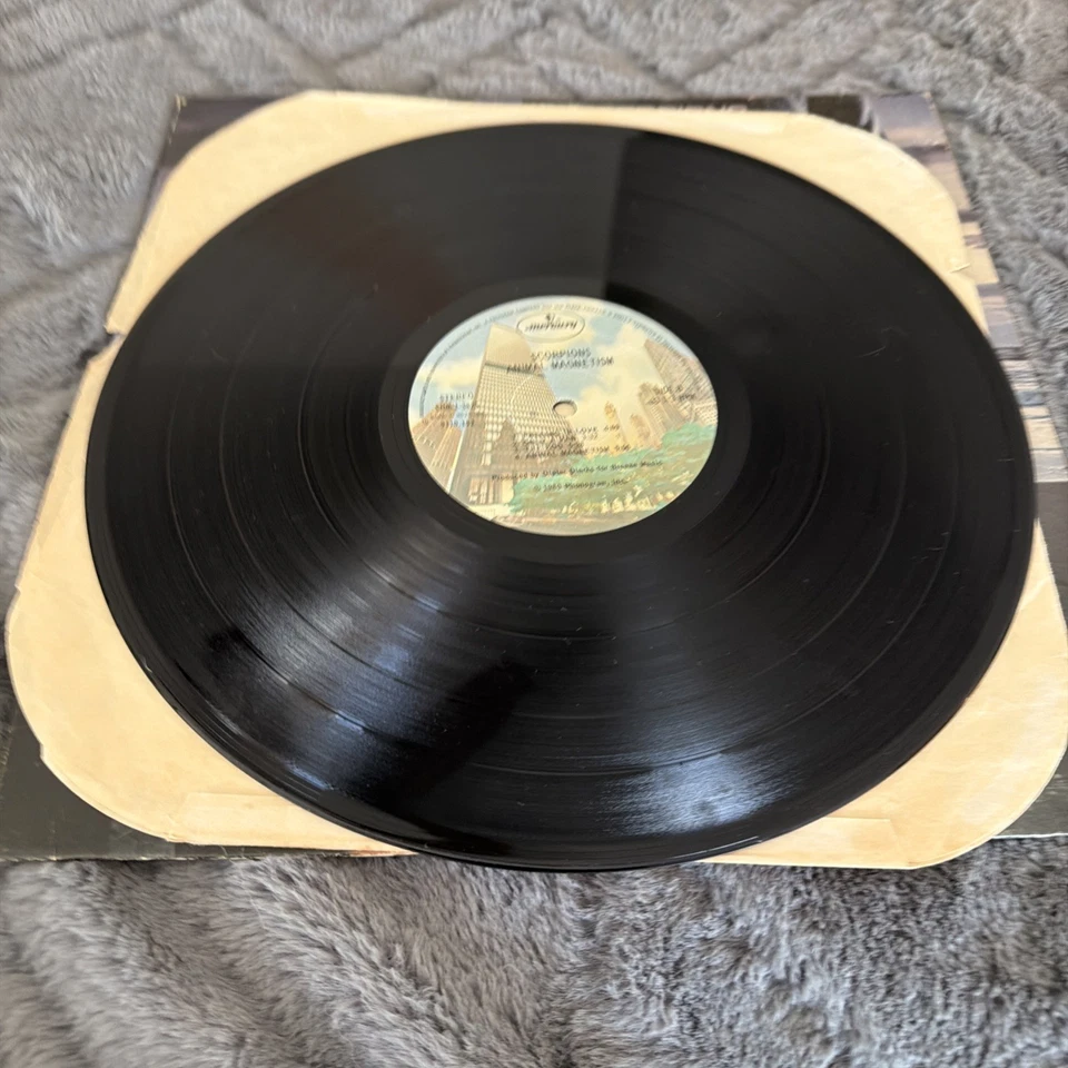 Scorpions Animal Magnetism 1980 LP Vinyl Record Mercury Foto 4 de 4