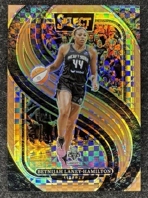 2025 Panini Select WNBA Betnijah Laney-Hamilton PremierBronze Checker Prizm /49