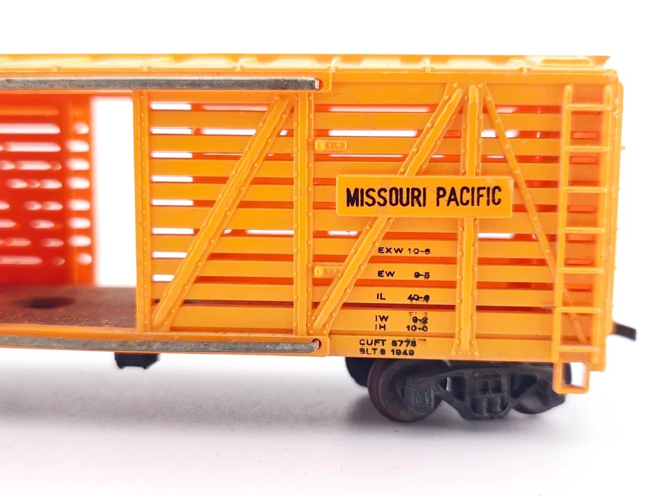 *READ* Mantua HO Scale Missouri Pacific Cattle Livestock Car NOT & M 54117 train - Image 2 of 4