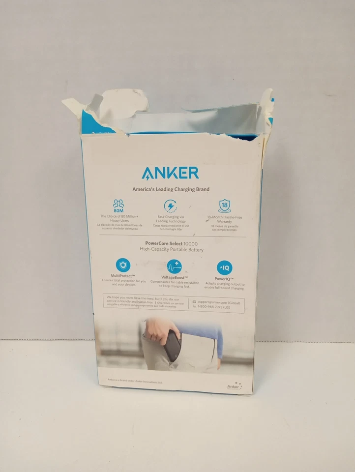 Banco de potência Anker PowerCore Select 10000mAh A1223 - Imagem 2 de 4