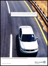 2000 VW Volkswagen Passat Vintage Advertisement Print Art Car Ad J470