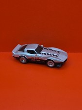 1979 Ideal TCR Total Control Racing Zigzag Jam Raceway silver Corvette Slot car