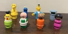 Lot of 8 Vintage Fisher Price Little People Sesame Street House Figures