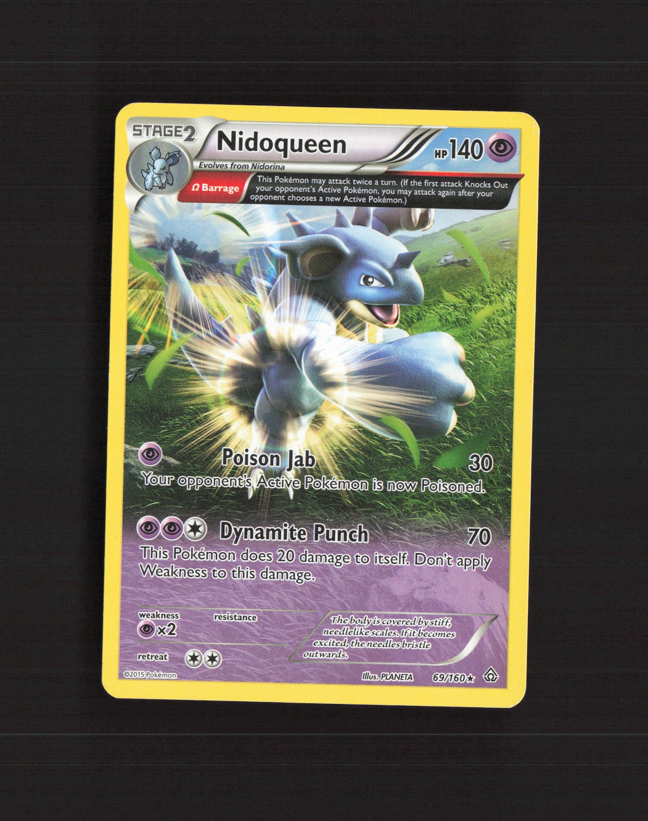 Nidoqueen 69/160 Primal Clash Rare Pokemon Card LP