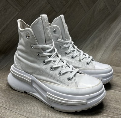 Converse Lugged High Top Plateauschuh weiß Canvas Damenschuhe Größe 5,5