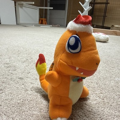 Pokemon Charmander Christmas Plush Banpresto 1998 NWT rare limited special edi
