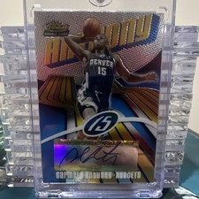Topps 2003-04 Finest Carmelo Anthony Rookie Auto /999 Denver Nuggets