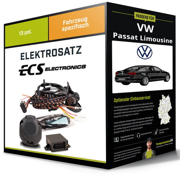 Elektrosatz 13-Pol Spezifisch für VW Passat Limousine 08.2014-03.2024-image