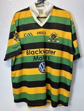 O'NEILLS Glen Rovers GAA Jersey Shirt 3XL Green Black Gold Blackwater Motors VW