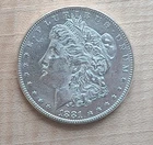1881 Morgan Silver Dollar Coin High Detail # X441   STARTING BID = SPOT