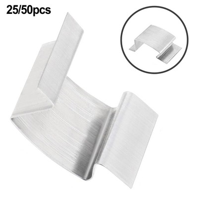 Edelstahl Gewächshaus Clips 25 x 10 x 15 mm für einfache Demontage und Montage