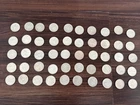 $5 FV 1946-1964 90% SILVER ROOSEVELT DIMES ROLL 50 COIN LOT MIX DATES AND MM 002