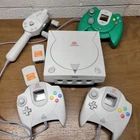 Sega Dreamcast 4 Controller Memory Card Bundle Video Game System Vintage Lot VTG
