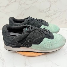 Saucony Shadow 5000 Men's Sneakers Shoes Black Mint Green Size 10 370257-6