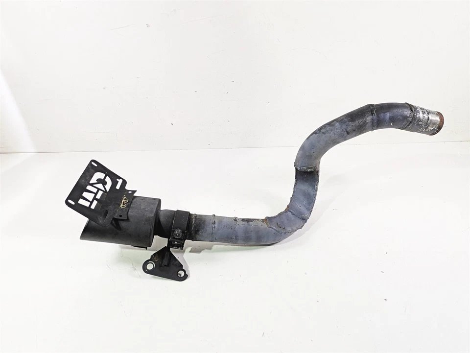 Ducati Monster 1200 S 2016 hecho en casa debajo del asiento tubo recto silenciador de escape Foto 2 de 4