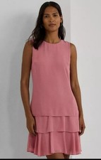 Lauren Ralph Lauren Women’s Dress 8 Rose Blush Sleeveless