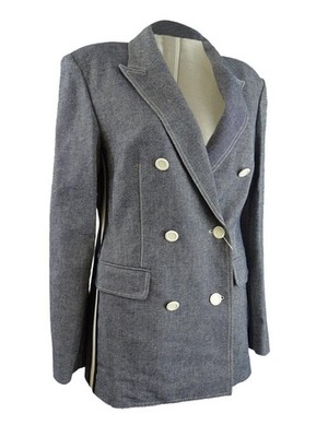 Escada Sport Women's Double-Breasted Blazer (40, Zero Ocean) 4063091003523