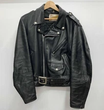 Schott perfecto 618 size 40 double steerhide leather motorcycle jacket