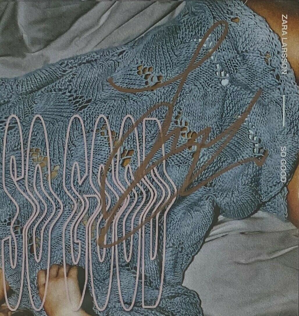 ZARA LARRSON * SO GOOD * LIMITED 15 TRK CD w/ SIGNED ART CARD * BN
